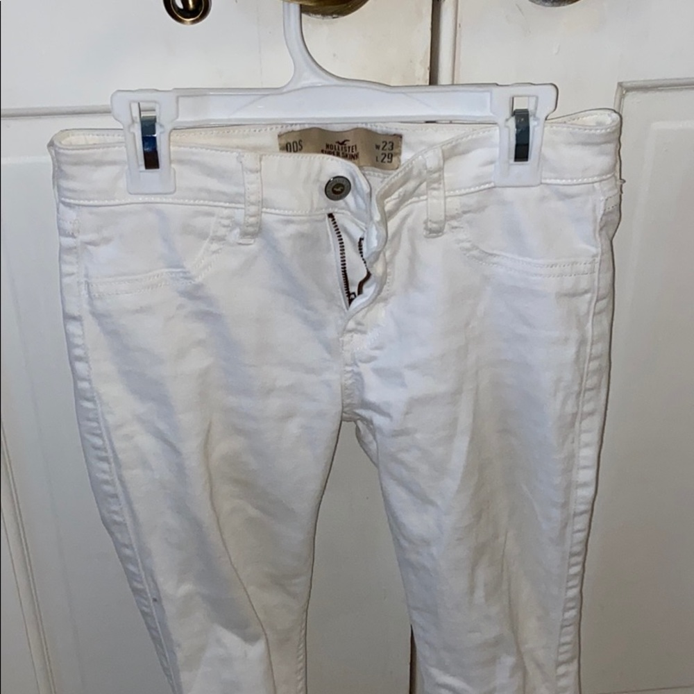 Hollister White Jeans
